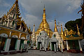 Yangon Myanmar. Shwedagon Pagoda (the Golden Stupa).  